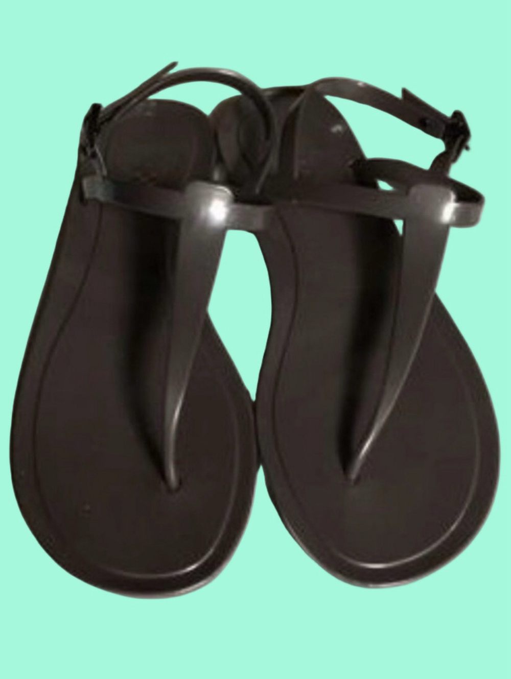 Vince Camuto Darker Gray Jelly Style Sandals